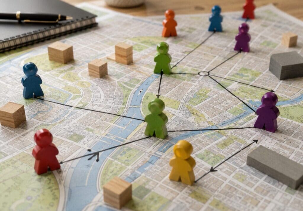 Image of tabletop planning